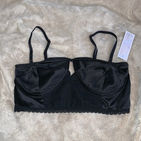 NWT Chelsea28 Modern Fem Keyhole Longline Bralette - Picture 2 of 8